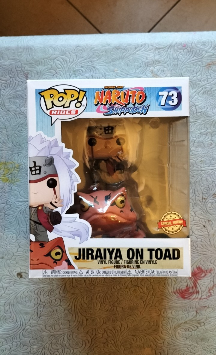 Funko Pop Rides #73 Jiraiya On Toad 6" Special Edition w/Soft Protector Vaulted