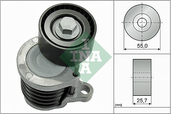 534 0591 10 INA belt tensioner, V-ribbed belt for Mercedes-Benz
