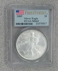 2005 Silver American Eagle BU PCGS MS69 (517)