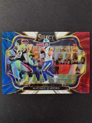 2025 Panini Select Matthew Stafford Tri-Color Prizm /99 #419