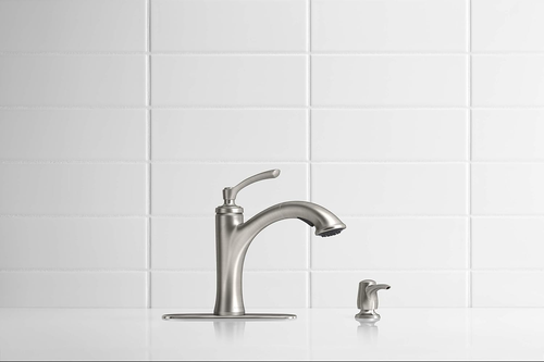 K-R16399-SD-CP Elliston Kitchen Sink Faucet, - Picture 5 of 10
