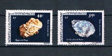 Nouvelle Calédonie 1983 Air, Rocks & Minerals (2ème série) o/FU SG 688-9 Yv PA 227-8