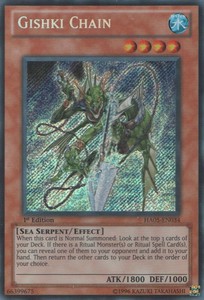 Gishki Chain - HA05-EN034 - Secret Rare - 1st Edition x3 - Near Mint