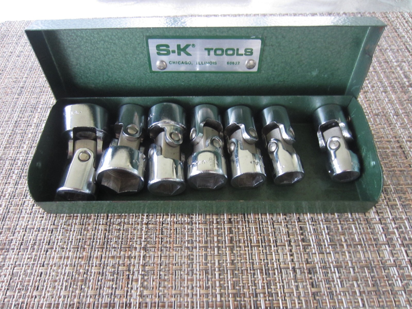 SK SK Tools 7 Piece 3/8 Drive Swivel 6pt Shallow Socket Set 4607 3/4