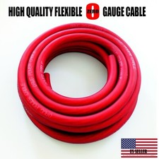 1/0 Gauge Wire RED , Amplifier Power/Ground Amp Wire 50 Feet Cable Roll