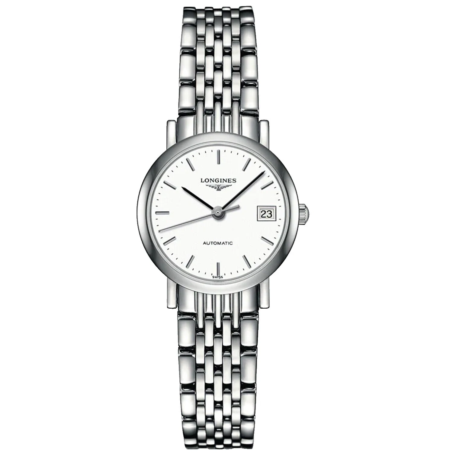 Longines Stainless Steel Band Round Wristwatches