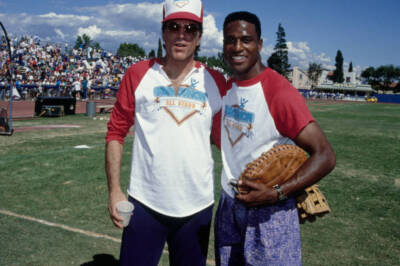 Ted Danson a participant both wearing 'Narconon All Stars' shi- 1991 Old Photo