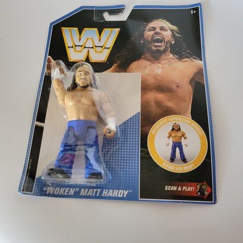 WWE WOKEN Matt Hardy Mattel Retro Wrestling Figure...