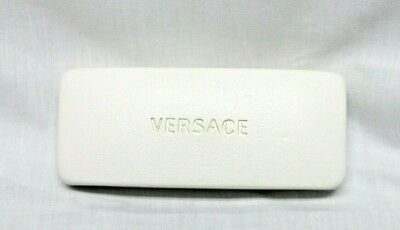 Versace White Leather with Gold Letters Sunglass Case Versace | Accessories | Versace White Leather With Gold  main image 4