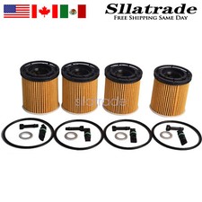 Engine Oil Filter with Seals Pack 263502M000 For HYUNDAI VENUE 2020-2022 L4 1.6L