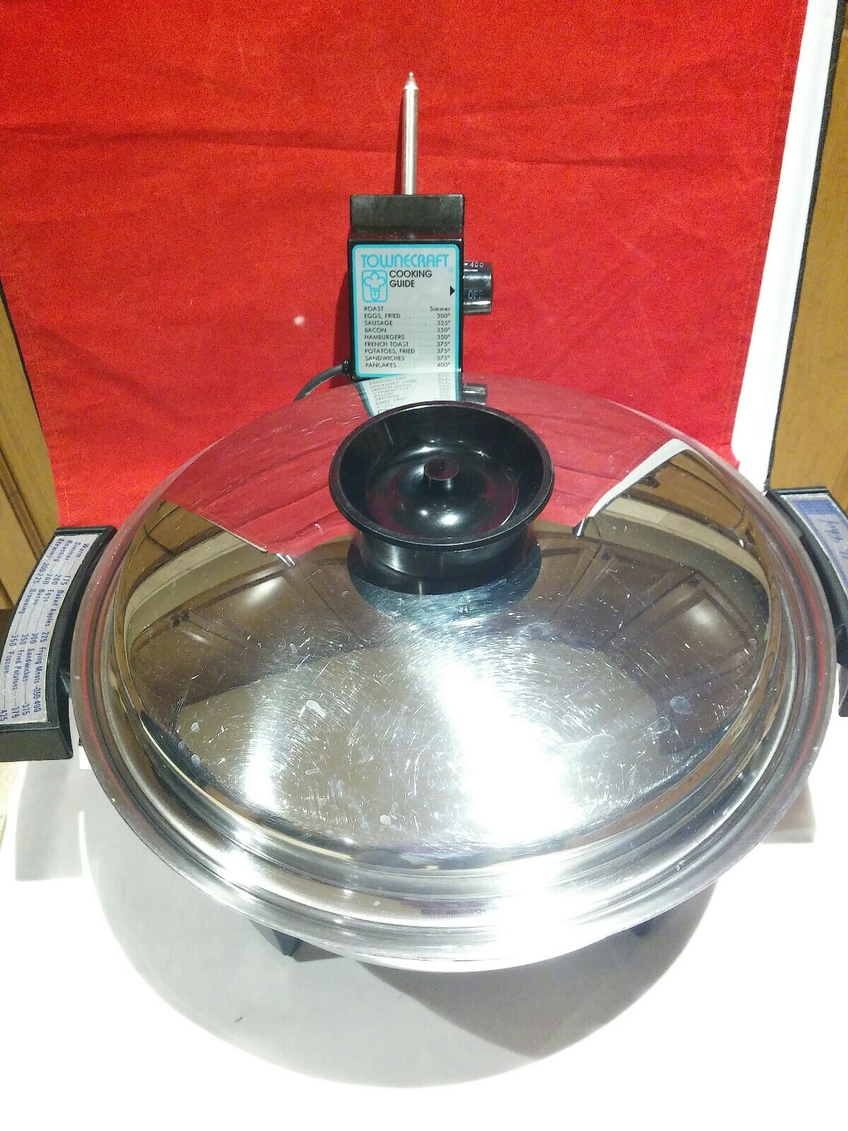 TOWNECRAFT 11" MISS ELECTRA TABLE CHEF STAINLESS STEEL ELECTRIC SKILLET 17450 eBay