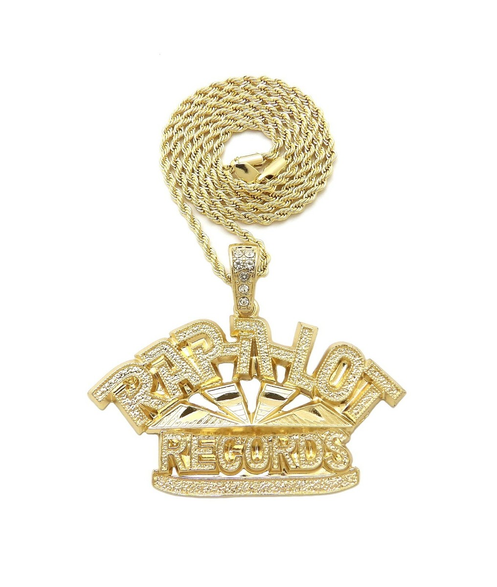 NEW HIP HOP RAP A LOT PENDANT WITH ROPE CHAIN