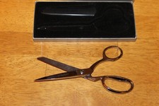 GINGHER G-8 Chrome Knife Edge 8" Scissors Shears Box  Guard Included
