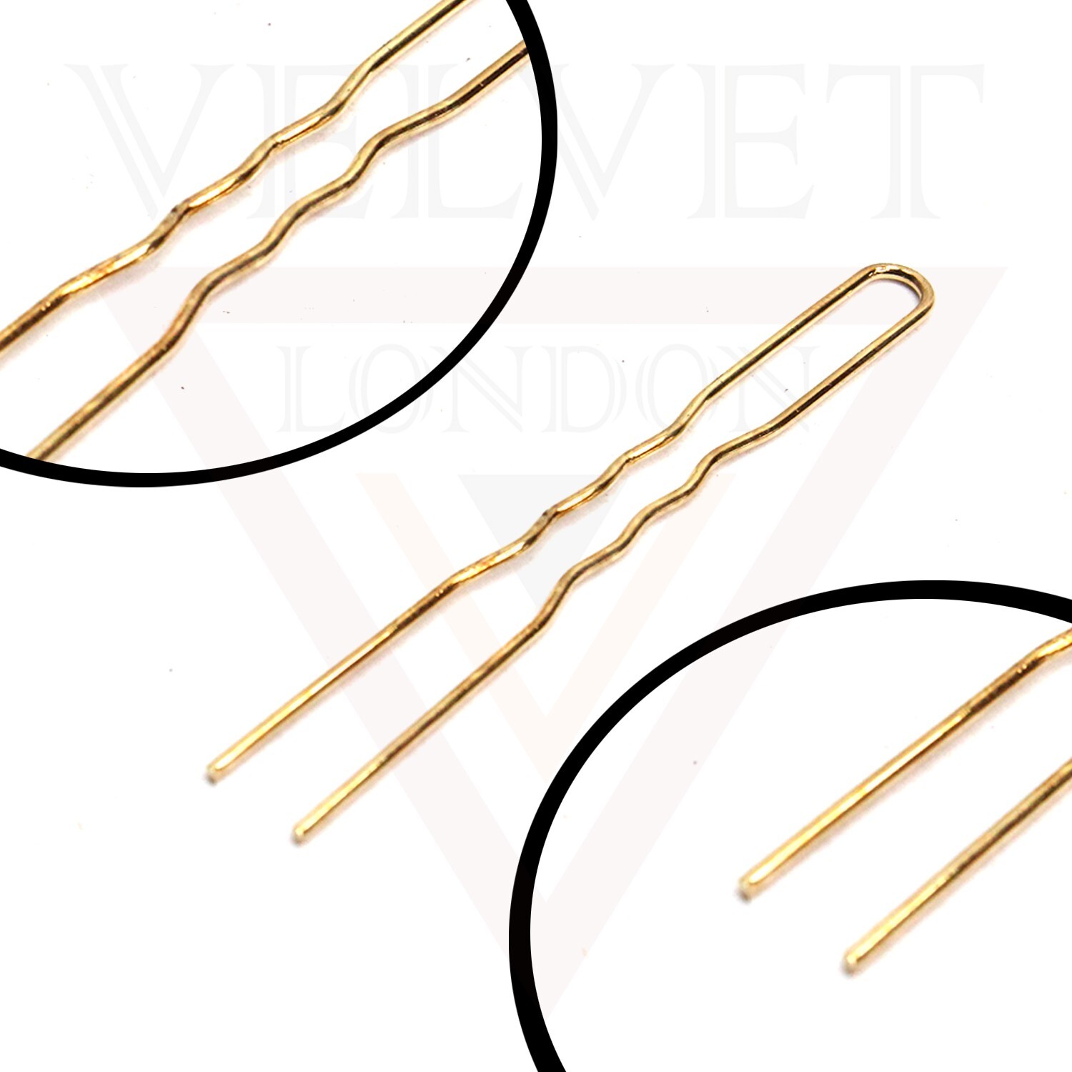 50x Metal Hair Pins U Shaped Bun Blonde Bobby Pins Grip Hair Styling Accessories eBay