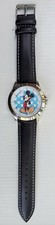 Disney's Mickey Mouse Black Faux Leather Band Wrist Watch MCKAQ16096 A7