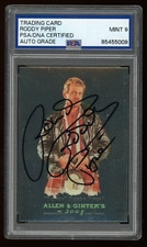 Rowdy Roddy Piper Signed PSA/DNA 2008 Topps Allen & Ginter WWE Auto Card #14 HOF