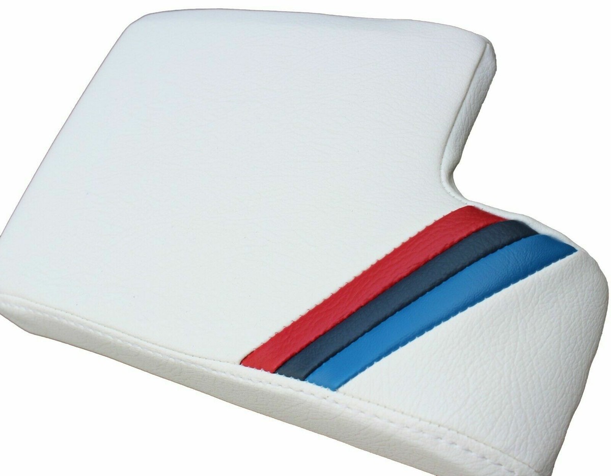 Beige With M-Style Stripes Vinyl Center Console Cover – Fits 1992-1999 BMW E36 – Kar Designers