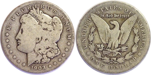 1903-S $1 Morgan Silver Dollar Good