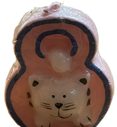 Vintage Russ Happy Birthday Candle Number 8 Kitten Still Wrapped New Cat