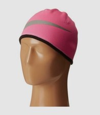 24 Nike Kid's Girl's Pink Logo-Print Therma Fit Warm Beanie Hat Size 7/16