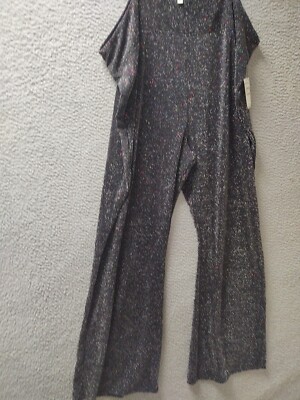 BP Nordstrom Wide Leg Pants Womens 4XL Black Sparkle Embellished