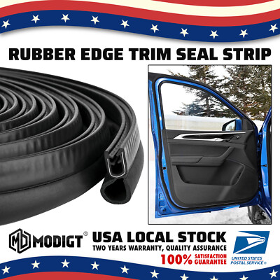 Car Door Rubber Seal Strip,13 FT Trim Seal Vertical Bulb For Boat RV Truck Door