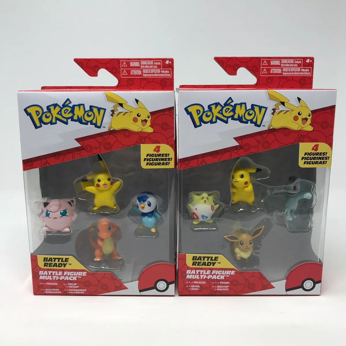 Conjunto de Figuras - Pokémon - 8 Bonecos - Battle Figure Multi