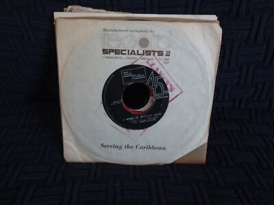 Temptations   I Wish It Would Rain [Tamla Motown] West Indies 45
