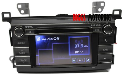 2014-2015 Toyota Rav4 100067 Radio Stereo Cd Player Display Screen