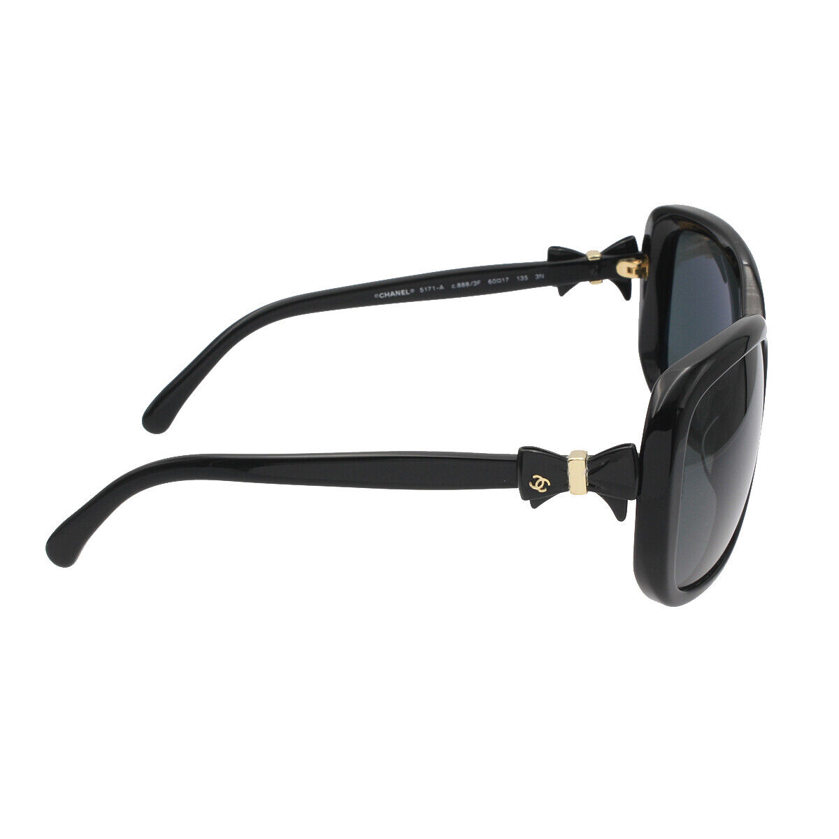 CHANEL Ribbon Sunglasses Eyeglasses Eyewear 60/17135 5171-A Women R1682