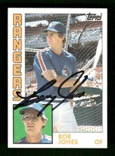 1984 Topps 451 Bob Jones  signed auto autograph  black sharpie MZ BXCP57