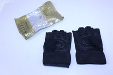 Workout Cycling Gloves Fingerless with Sports Grip Palms Black Size XL