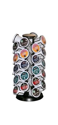 40 Keurig K Cup Holder Coffee Pod Carousel Stand Storage Organizer Display Black