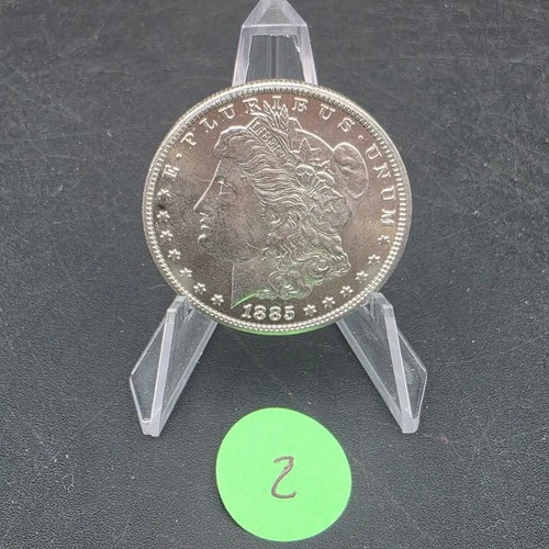 Vintage 1885 CC Carson City Morgan Dollar AU/MS? LOOK!!