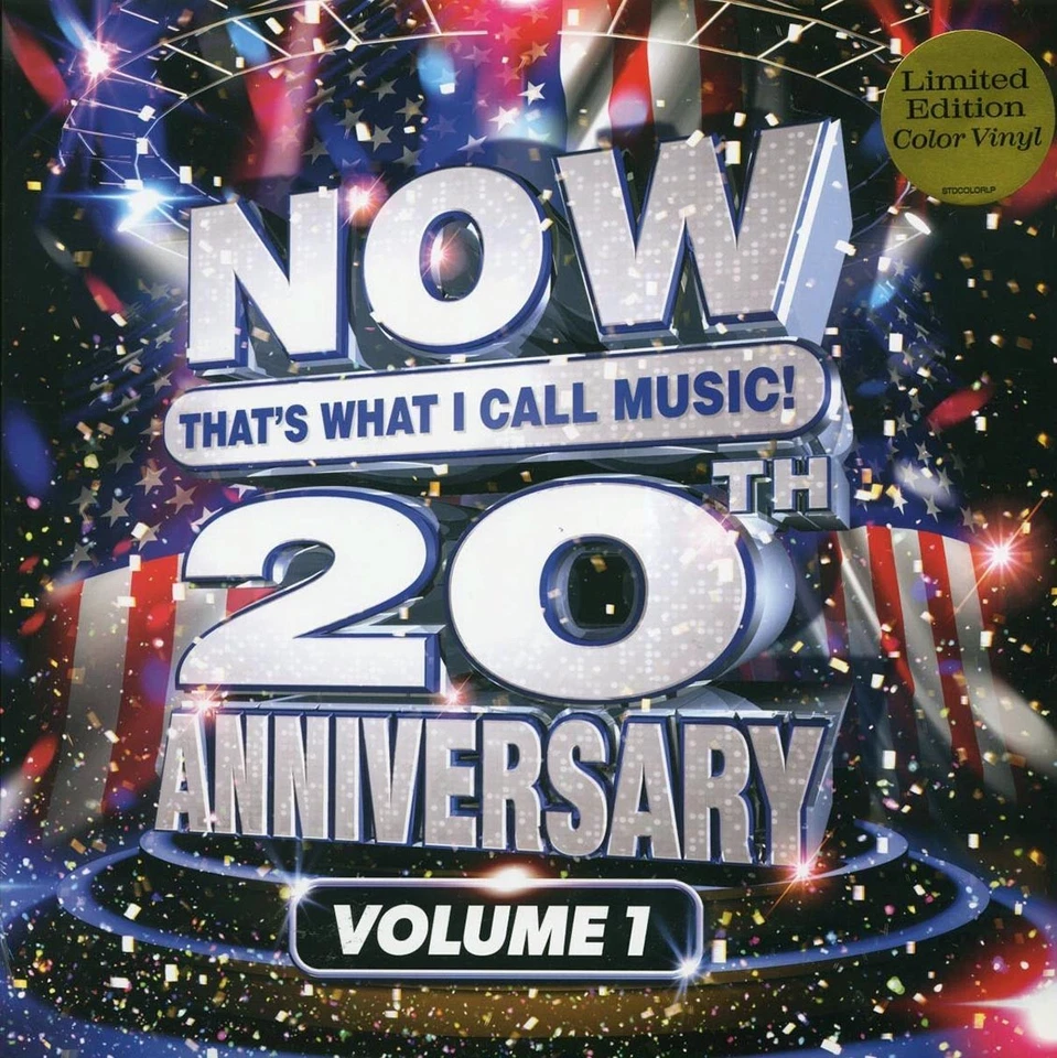 Now That's What I Call Music 20th Anniversary Vol 1 Red & Blue Vinyl LP Record - Image 2 of 4