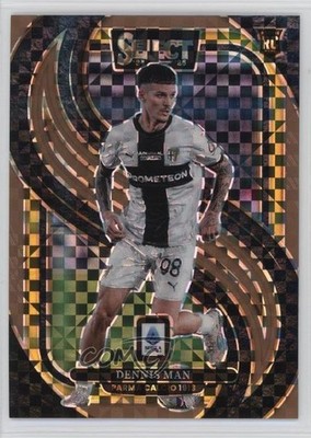 2024 Panini Select Serie A Bronze Checker Prizm 34/45 Dennis Man Rookie RC 1e41