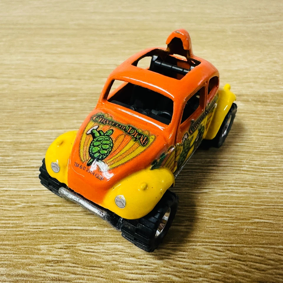 VW Volkswagen Baja Bug Beetle Orange Yellow The Grateful Dead Premium Real Rider - Image 2 of 4