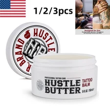 1-3P Hustle Butter Tattoo Aftercare 5oz Tattoo Balm Heals + Protects New Tattoos