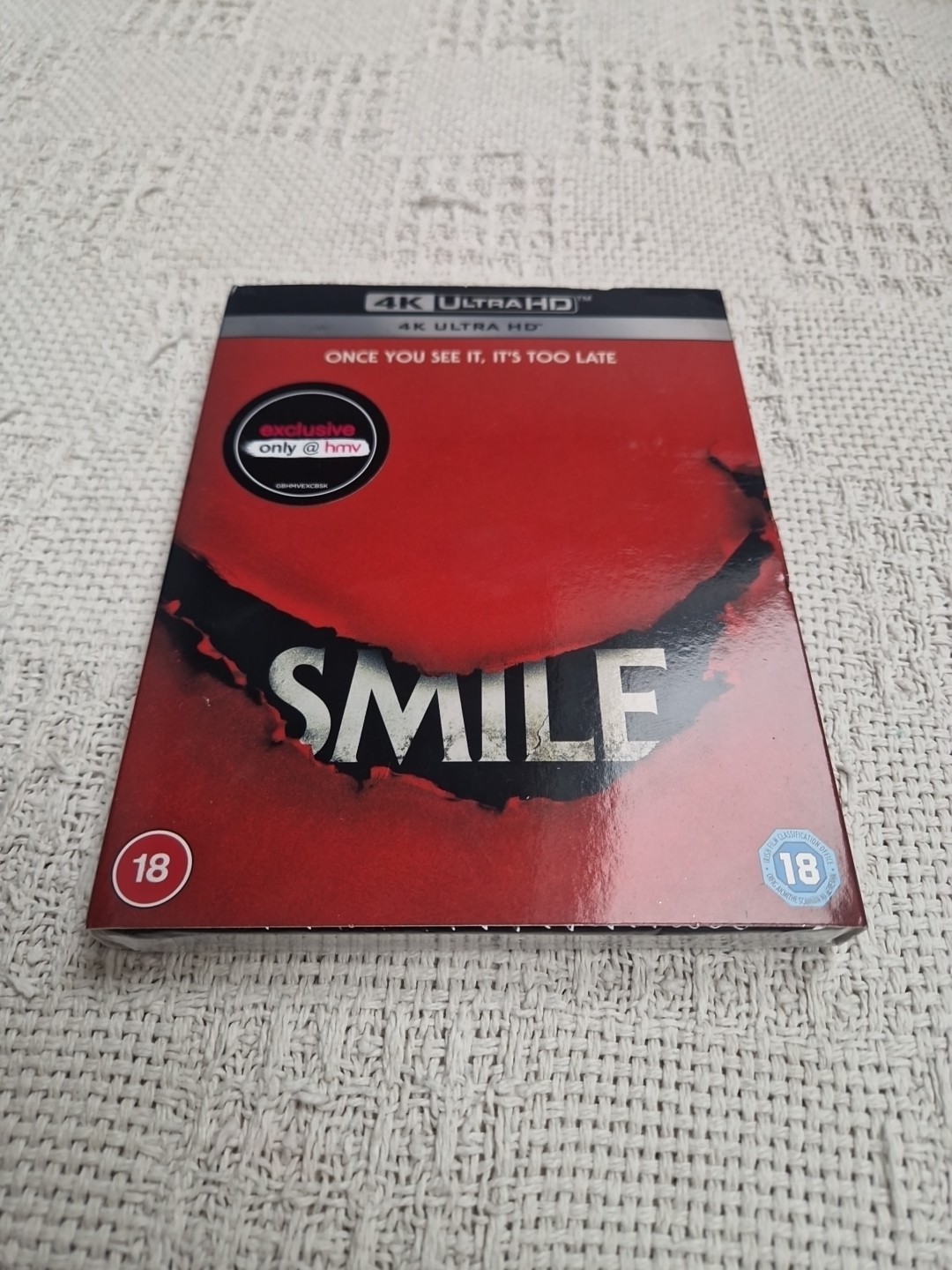 Smile (2022) 4K ULTRA HD with OOP HMV SLIP NEW SEALED