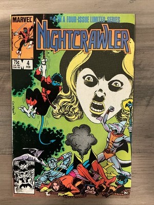 Nightcrawler #4 1986 Marvel Comics Comic Book 