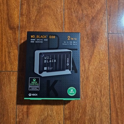WD_BLACK D30 2TB USB-C Game Drive SSD for Xbox (WDBAMF0020BBW-WESN)