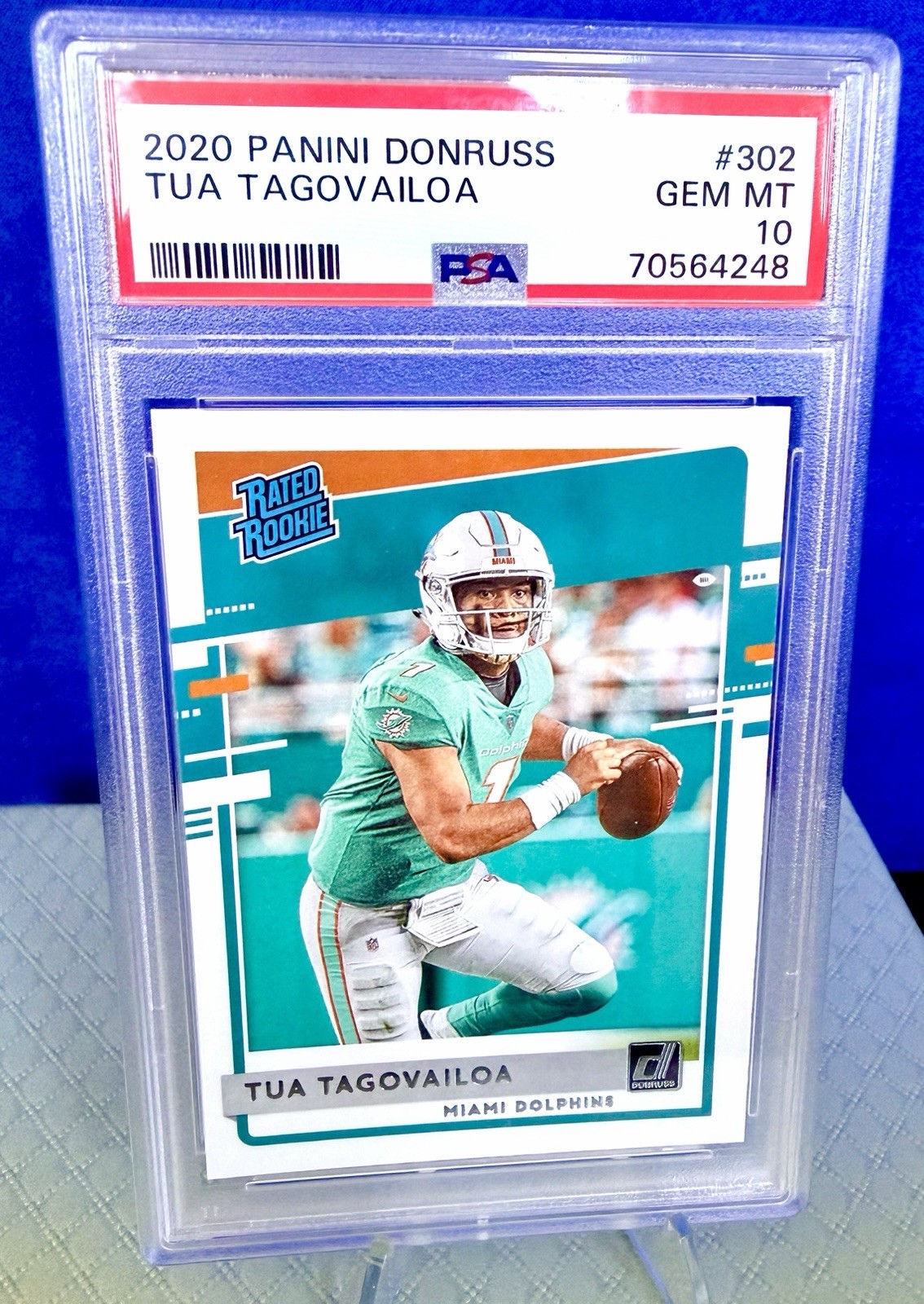 2020 Panini Donruss - Rated Rookie Tua Tagovailoa #302 (RC)