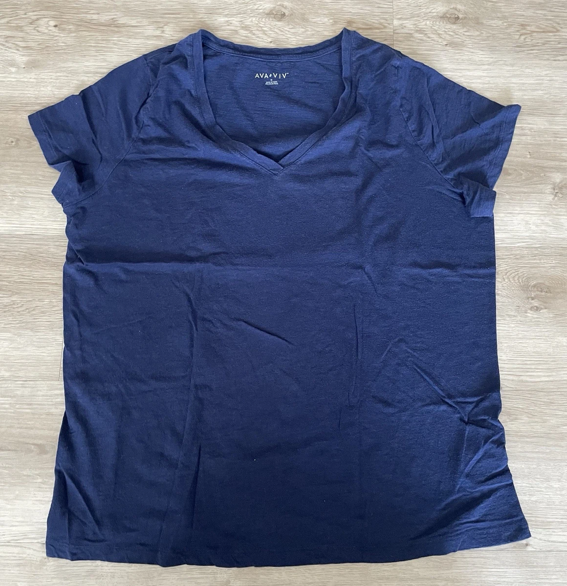 Solid Pattern Ava And Viv Tops for Women for sale | eBay