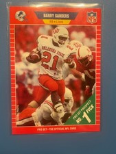 1989 Pro Set - Barry Sanders #494 (RC)