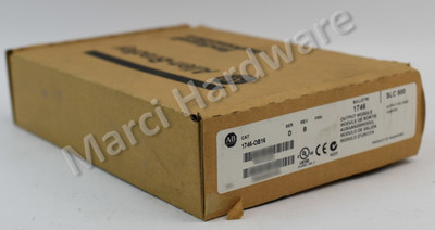 Open Box Allen-Bradley 1746-OB16 Series D SLC 500 16-Ch 24VDC Output