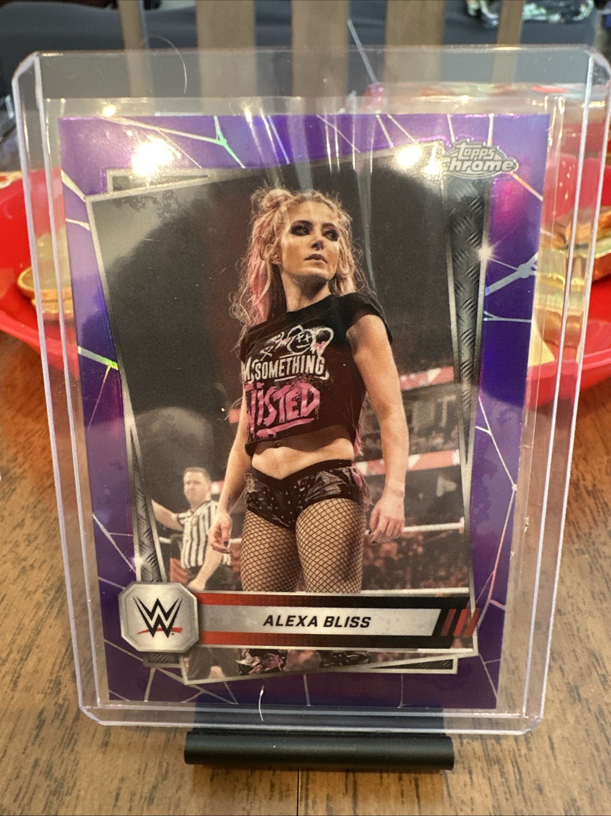 2025 Topps Chrome WWE - Alexa Bliss #107 Purple Refractor
