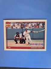 ⚾️1991 Dwight Evans Topps 40 Years of Baseball Boston Red Sox #155 Near Mint👀