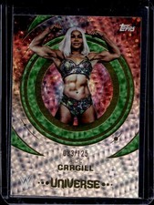 2025 Topps Universe WWE Jade Cargill Green Electric #/125