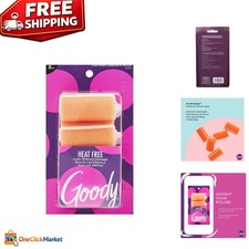 8-Pack Pink Foam Hair Rollers - Comfortably Create Beautiful Curly Styles