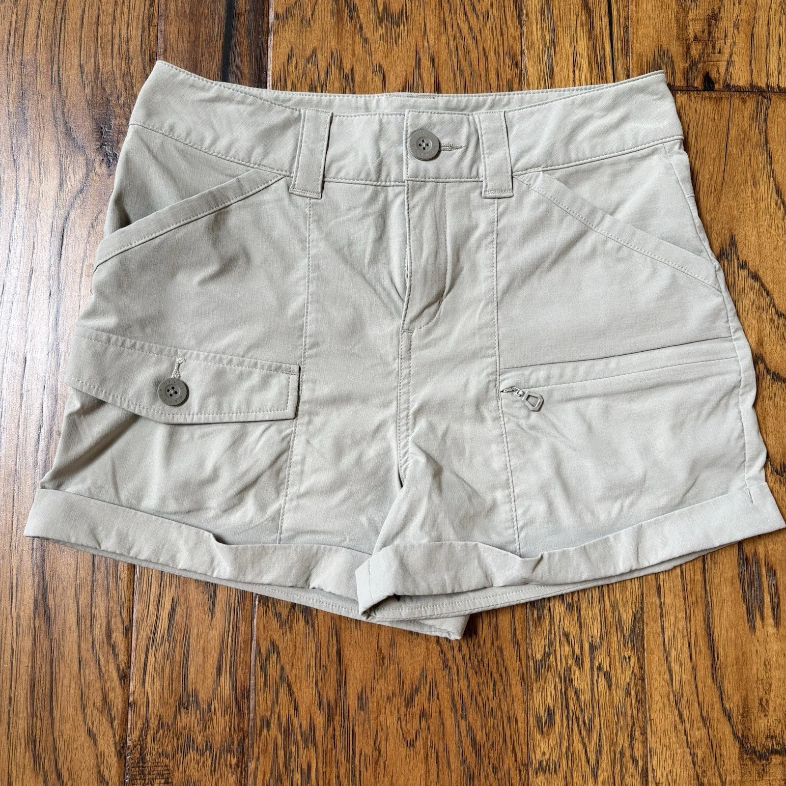 Helly Hansen Womens XS Maridalen Shorts Hiking Camping Outdoors Pebble UPF 50+